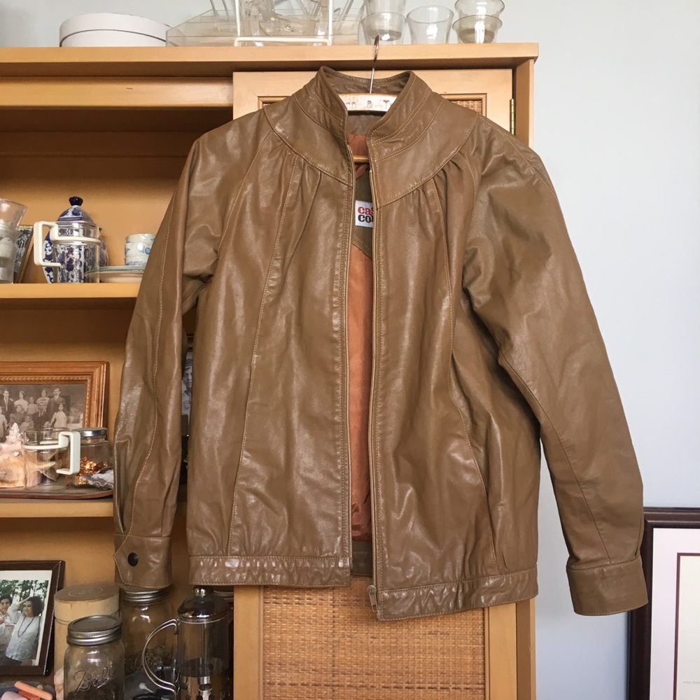 Vintage 1980's Casual Corner Leather Jacket Size 6
